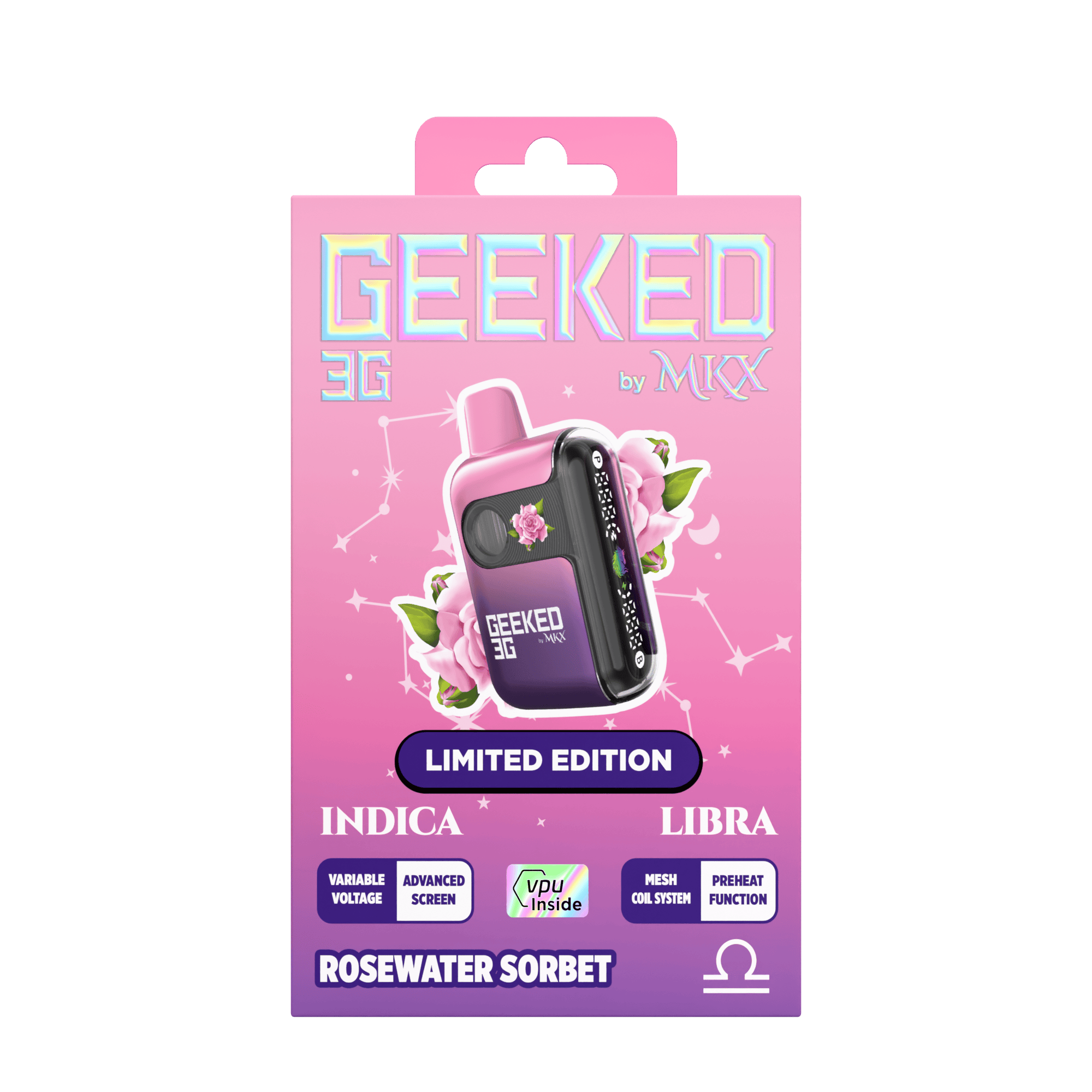 Geeked 3G By MKX Zodiac Edition 3 gram THC disposable shop online